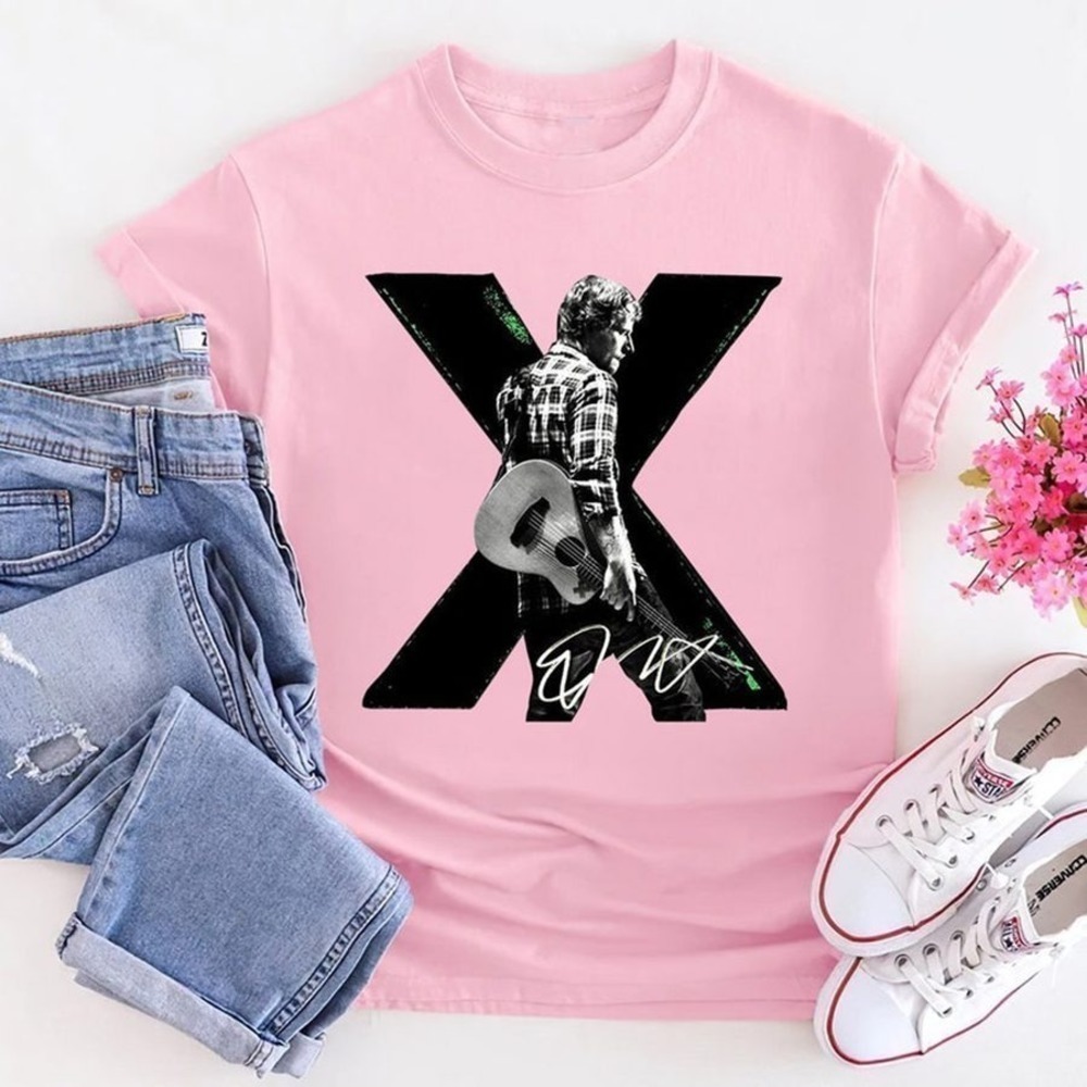 Ed Sheeran Mathematics Tour 2023 Pop Concert Fan Gift Graphic T-Shirt